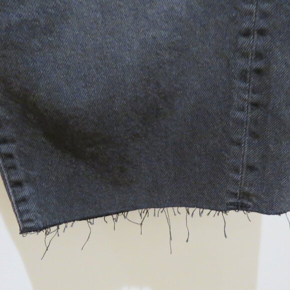 FREE PEOPLE WE THE FREE Jam Session Relaxed Capri Jean Rocksteady Black Boho NWT - Picture 4 of 15